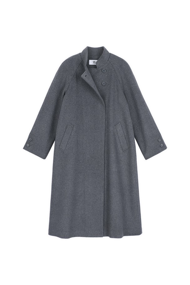 make a toast - 코트 - [22FW] Belted Basic Coat - GRAY