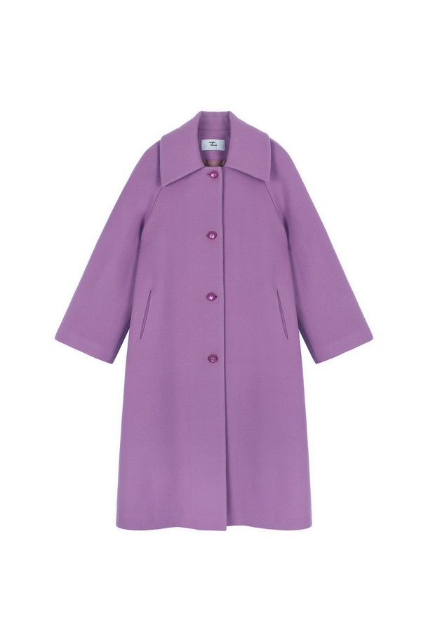 make a toast - 코트 - [22FW] Big Collar Maxi Coat - PINK