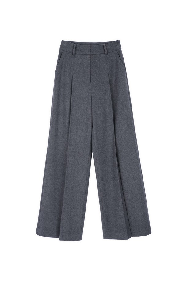 make a toast - 롱/미디팬츠 - [22FW] Basic wide pants - GRAY