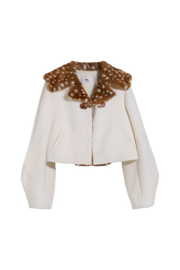 make a toast - 자켓 - [22FW] Deer buckle jacket - IVORY