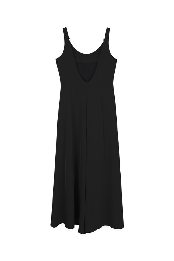 make a toast - 점프수트 - [22SS 2차 리오더] SILKY AND WIDE JUMPSUIT - Black