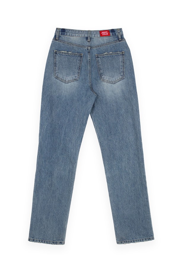 make a toast - 데님 - [22SS] RIPPED DENIM PANTS - Blue