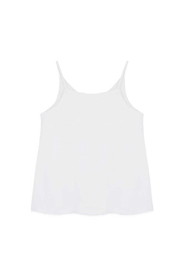 make a toast - 민소매티셔츠 - [22SS] SILK SLEEVELESS BLOUSE - White