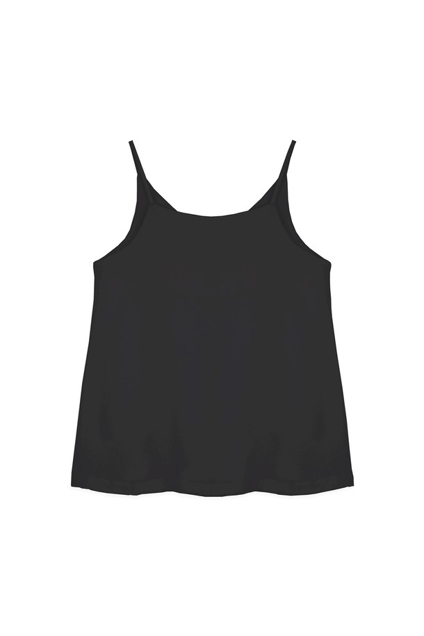 make a toast - 민소매티셔츠 - [22SS] SILK SLEEVELESS BLOUSE - Black