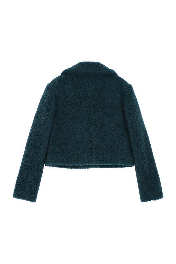 make a toast - 자켓 - [22FW] Dumble crop coat - GREEN