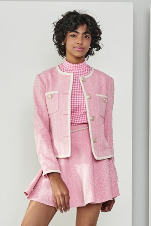 [22SS 1차 리오더] MUHLY TWEED JACKET - Pink