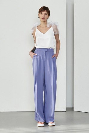 [22SS 1차 리오더] WIDE SLACKS - Lilac