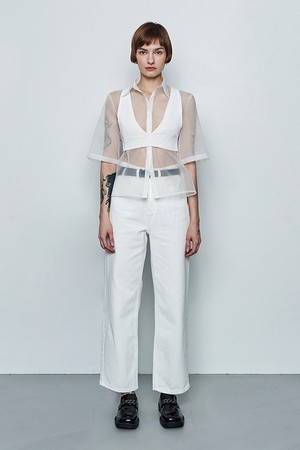 [22SS] WHITE DENIM PANTS - White