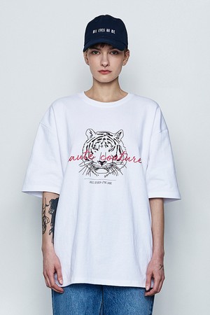 [22SS] TIGER BOXY T-SHIRTS - White