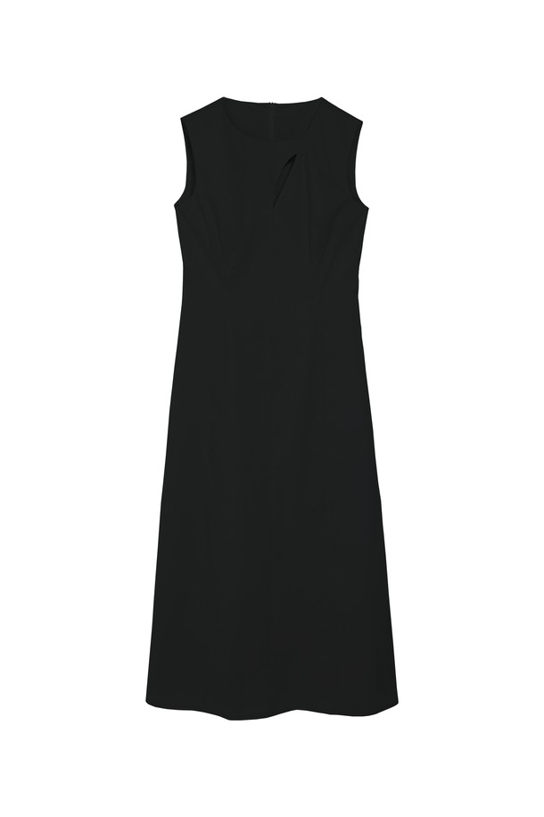 make a toast - 민소매 원피스 - Cutout maxi line dress BLACK MBCSOP003BK