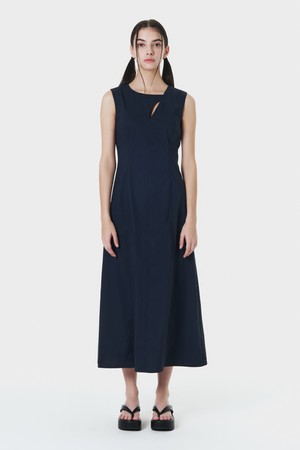 Cutout maxi line dress NAVY MBCSOP003NV