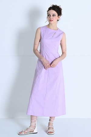 Cutout maxi line dress LILAC MBCSOP003LC