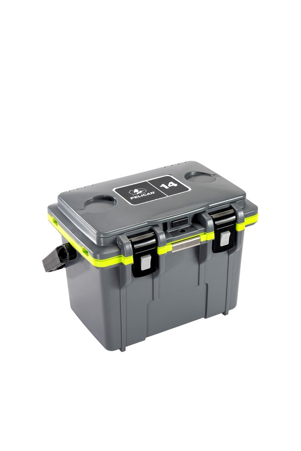 펠리칸 엘리트 쿨러 아이스박스 14QT(13.25L)는 캠핑, 피싱, 피크닉에 적합한 아이스박스입니다. 14QT(13.25L) 사이즈로, White/Gray, Dark Gray/Green 등 6가지 색상으로 제공되며, ABS, 스테인리스 스틸, 우레탄폼 소재로 제작되어 보냉, 보관, 방수 기능을 제공합니다. 프레스 앤 풀 래치 오프너, 내장 병따개, 이너 트레이 시스템, EZ-Groove 핸들, 드라이 박스 수납공간, 이중벽 단열 등의 특징을 갖추었으며, 래치형 잠금 방식으로 내용물을 안전하게 보관할 수 있습니다.
