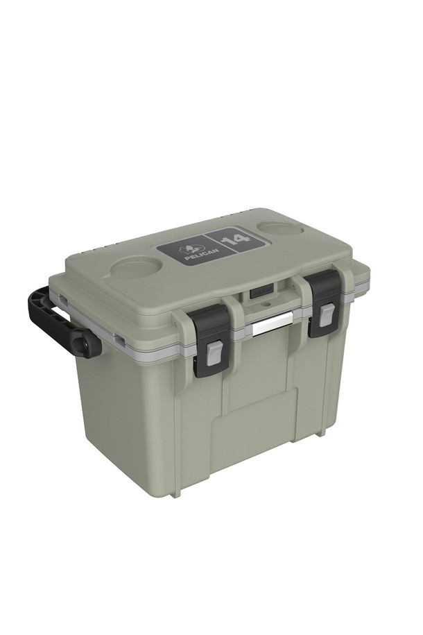 펠리칸 엘리트 쿨러 아이스박스 14QT(13.25L)는 캠핑, 낚시, 피크닉 등 야외 활동에 적합한 보냉/보관/방수 기능을 갖춘 아이스박스입니다. 견고한 ABS와 스테인레스 소재로 제작되었으며, 다양한 색상(White/Gray, Dark Gray/Green, Pacific Blue/Seafoam, Hunter Green/Tan, Sage/Gray, Cement/White)으로 제공됩니다. 내부 트레이, 내장형 병 오프너, EZ-GROOVE 핸들, 프레스앤 풀 래치 오프너 등의 특징과 DRY BOX 상부 수납공간, 내부 단열재(우레탄 폼)를 통해 휴대성과 다용도 보관 기능을 제공합니다.
