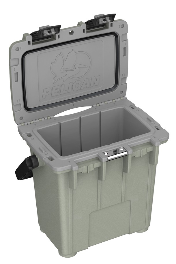 펠리칸 엘리트 쿨러 아이스박스 20QT(20.35L)는 캠핑 및 아웃도어 활동에 적합한 보냉/보온 기능을 갖춘 아이스박스입니다. 회전 성형 구조와 인체공학적 디자인, 우레탄 폼 단열, 압력 해제 시스템, 미끄럼 방지 패드, 병따개 내장, 스테인리스 스틸 하드웨어, 손쉬운 래치 시스템을 갖추어 사용 편의성을 높였습니다. White/Gray, Tan/White, Dark Gray/Green, Pacific Blue/Gray, Hunter Green/Tan, Sage/Gray, Cement/White 7가지 색상으로 제공되며, 20QT(20.35L) 용량으로 넉넉한 수납 공간을 제공합니다.
