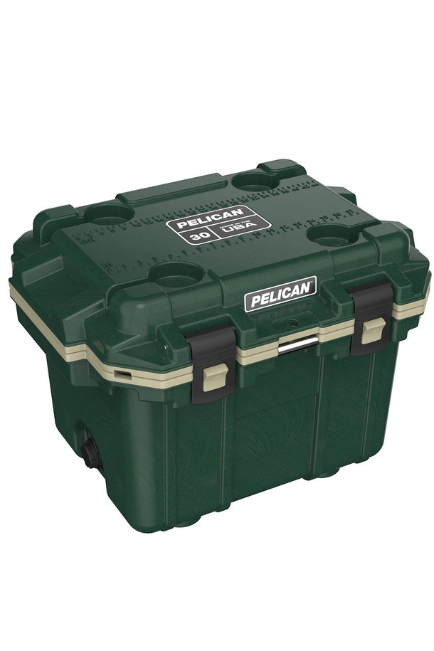 펠리칸 엘리트 쿨러 아이스박스 30QT(31.18L)는 캠핑과 피싱에 최적화된 아이스박스/쿨러입니다. 프리저급 단열 성능으로 뛰어난 보냉/보온 기능을 제공하며, 듀얼 핸들 시스템, 배수구, 컵홀더 4개, 병따개, 낚시줄 자 등 편리한 기능들을 갖추었습니다. 화이트/그레이, 탄/화이트, 다크그레이/그린 등 다양한 색상 옵션으로 만나볼 수 있으며, 이지리프트 래치와 스테인리스 하드웨어의 견고함을 자랑합니다.
