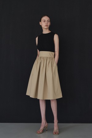 [22SS]Layering sleeveless dress - black																																																										