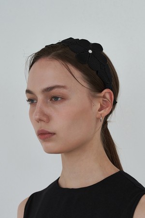 [22SS]Swaroveski flower hairband - 2 color