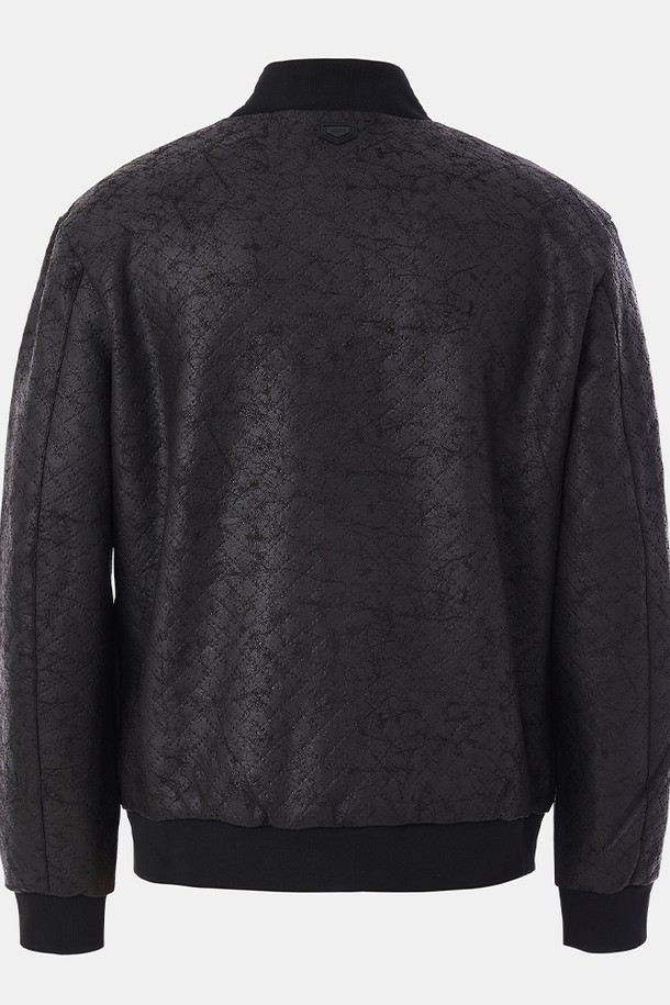 **봄가을 크랙 블루종 점퍼 CJP133**

세련된 캐주얼 스타일을 연출하는 남성용 블루종입니다. 봄, 가을 간절기에 적합하며, 블랙 컬러의 크랙 패턴이 돋보이는 디자인입니다. 폴리에스터와 폴리우레탄 혼방 소재로 제작되어 신축성 있는 착용감을 제공합니다. 중간 두께감으로 활동성을 높였으며, 투웨이 지퍼와 이너 포켓, 안감은 폴리에스터 100%로 마감하여 실용성을 더했습니다. 데이트룩, 가을 나들이룩 등 다양한 TPO에 활용할 수 있습니다. 캐주얼, 미니멀, 시티보이 스타일을 즐기는 남성에게 추천합니다.
