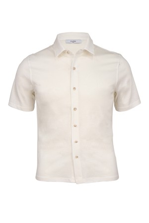 남성 고급 텐셀 셔츠형 반팔 카라 티셔츠 STEE102A