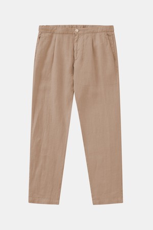 와이드 원턱 밴딩 린넨 팬츠 CPT139