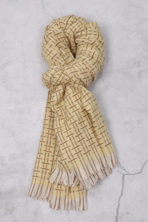 빅 격자 패턴 머플러 AMU142A