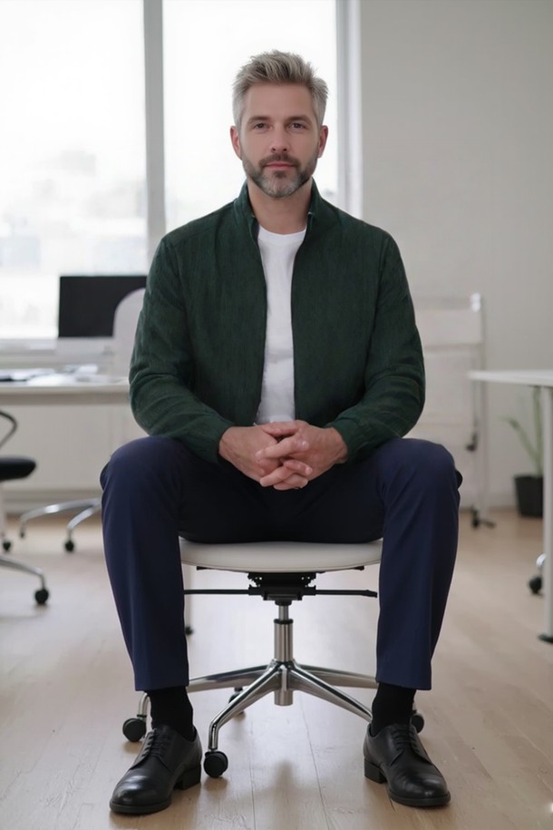 네이비와 그린 컬러로 제공되는 플리츠 집업 가디건 CJP127은 간절기에 활용하기 좋은 남성용 아우터입니다. 부드러운 촉감의 폴리에스테르와 레이온 혼방 소재, 레귤러핏으로 편안한 착용감을 선사하며, 히든 지퍼와 내부 포켓 디테일로 실용성을 더했습니다. 베이직하고 캐주얼한 스타일의 플리츠 디자인, 긴 소매와 중간 두께감으로 봄, 가을 일상에서 폭넓게 활용할 수 있습니다.
