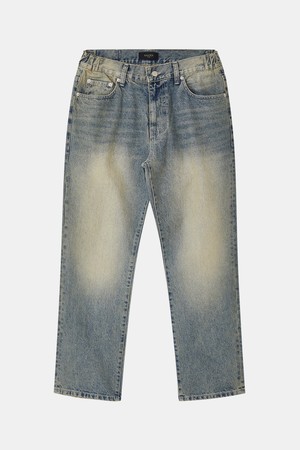 루즈핏 빈티지 밴딩 데님 팬츠 CJN102