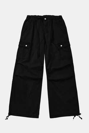 루즈핏 워싱 카고 밴딩 팬츠 CPT154