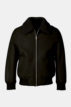 와이어 카라 램스킨 무스탕 CLJP123