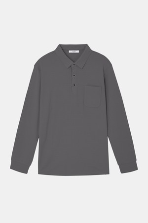 엠보 스트라이프 카라넥 긴팔티 CTEE119