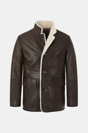 양가죽 버튼형 구스다운 자켓 CLJP127