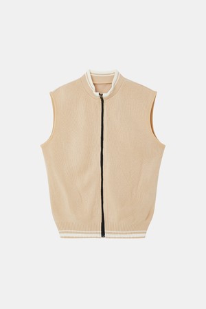 리어 스판 경량 니트 조끼 CNIT113