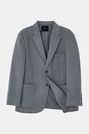 솔리드 울 모직 버튼 자켓 CJK120