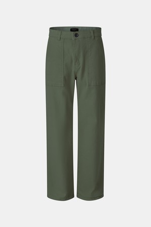 일자핏 사방스판 기모 퍼티그 팬츠 CPT179