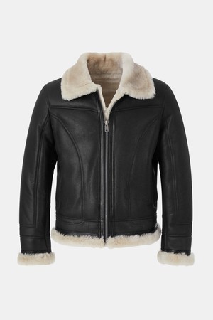 스탠드 카라 램스킨 무스탕 CLJP131