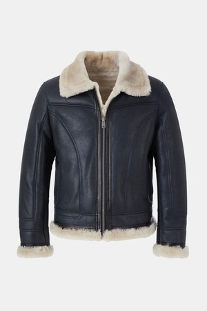 스탠드 카라 램스킨 무스탕 CLJP131