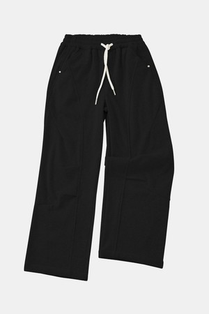 와이드 이중지 기모 밴딩 팬츠 CPT187