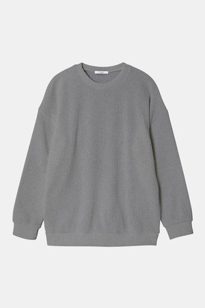 골지 기모 맨투맨 니트 CNIT117