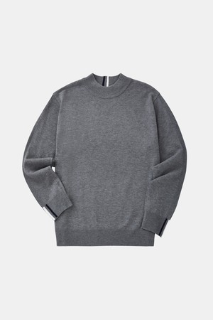 솔리드 하프넥 3선 포인트 니트 DNIT102