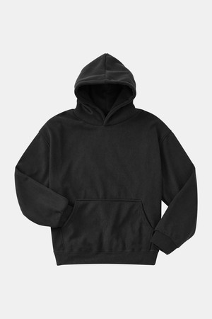 빅사이즈 골지 플리스 기모 후드티 DTEE101