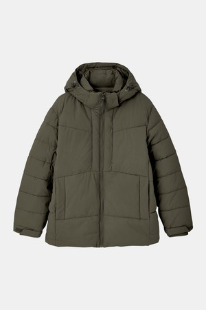 데일리 후드 탈부착 패딩 점퍼 DJP107