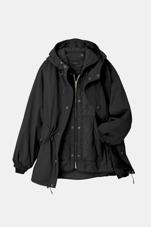 탈부착 야상 후드 점퍼 DJP110