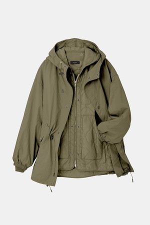 탈부착 야상 후드 점퍼 DJP110