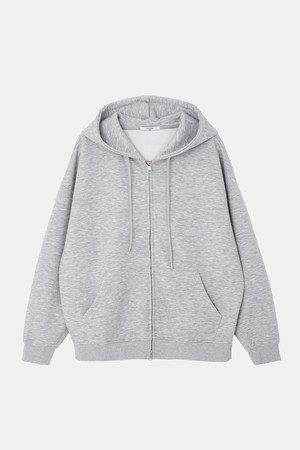 오버핏 코팅 레이온 후드 집업 DTEE108