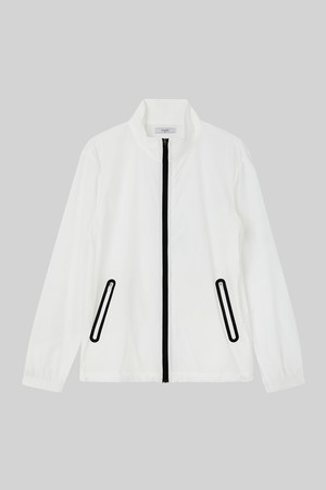 미들넥 사선포켓 스판 바람막이 DJP121