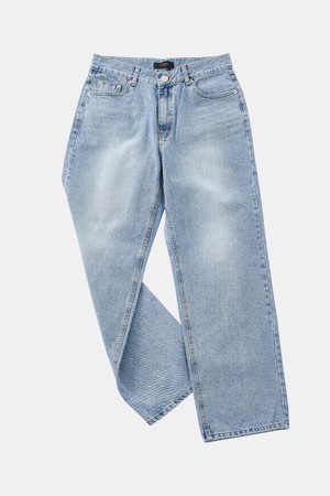 봄가을 세미와이드 블루 워싱 데님 DJN130