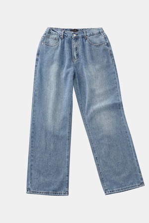 봄가을 루즈핏 하프밴딩 워싱 데님 DJN135