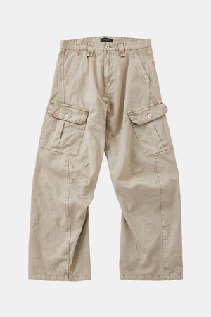 루즈핏 워싱 치노 워크 카고 팬츠 DPT133