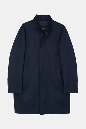 봄가을 미들넥 히든 버튼 트렌치 코트 DCO103